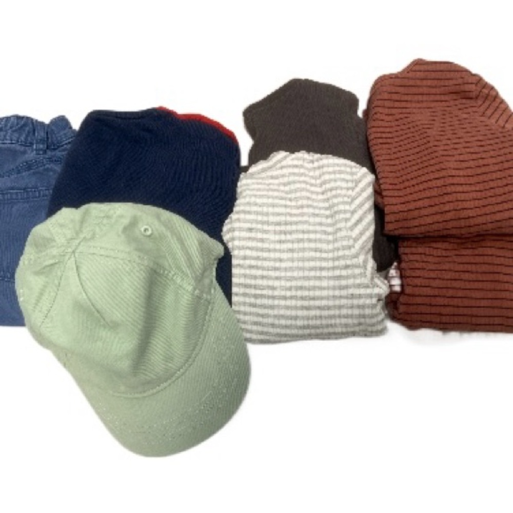 Assorted Clothing Bundle with Green Cap